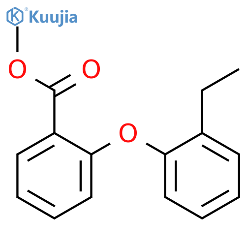 Benzoic acid, 2-(2-ethylphenoxy)-, methyl ester structure