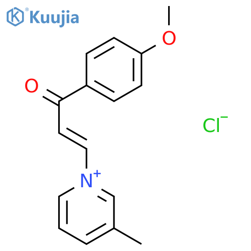 N-(1E)-3-(4-Methoxyphenyl)-3-oxoprop-1-en-1-yl-3-methylpyridinium Chloride structure