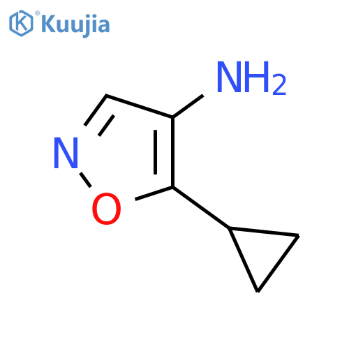 5-cyclopropyl-1,2-oxazol-4-amine structure