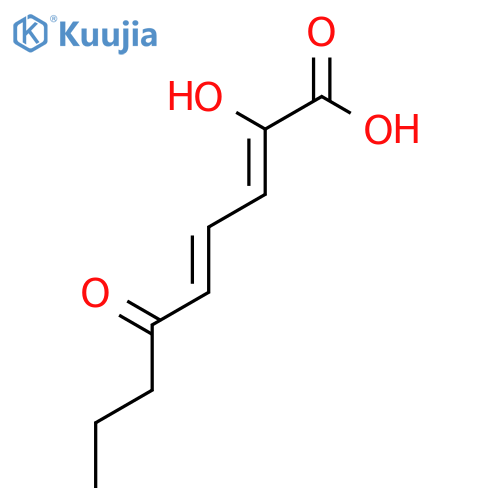 2,4-Nonadienoic acid, 2-hydroxy-6-oxo- structure
