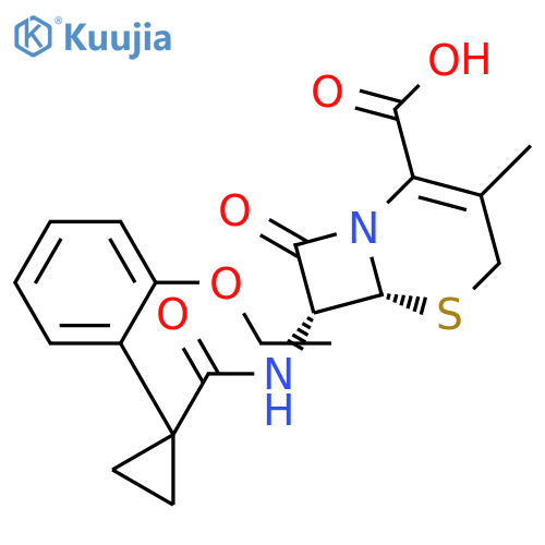 5-Thia-1-azabicyclo[4.2.0]oct-2-ene-2-carboxylicacid, 7-[[[1-(2-ethoxyphenyl)cyclopropyl]carbonyl]amino]-3-methyl-8-oxo-,(6R-trans)- (9CI) structure