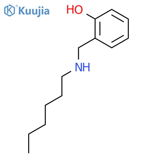 2-(hexylamino)methylphenol structure