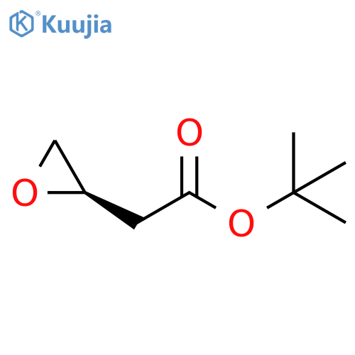 2-Oxiraneacetic acid, 1,1-dimethylethyl ester, (2R)- structure