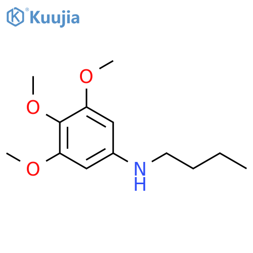 Benzenamine, N-butyl-3,4,5-trimethoxy- structure
