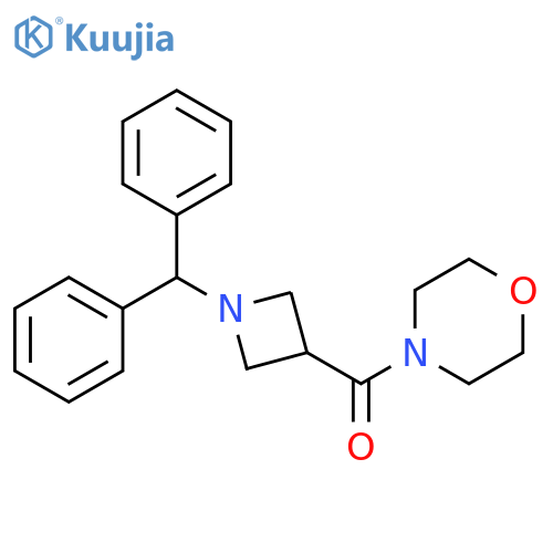 4-[1-(diphenylmethyl)azetidine-3-carbonyl]morpholine structure