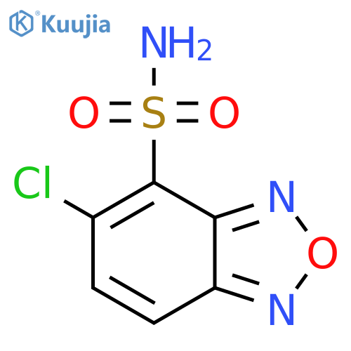 5-Chloro-2,1,3-benzoxadiazole-4-sulfonamide structure