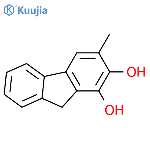 9H-Fluorenediol, methyl- structure