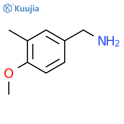(4-Methoxy-3-methylphenyl)methanamine structure