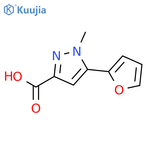 5-(2-Furyl)-1-methyl-1H-pyrazole-3-carboxylic Acid structure