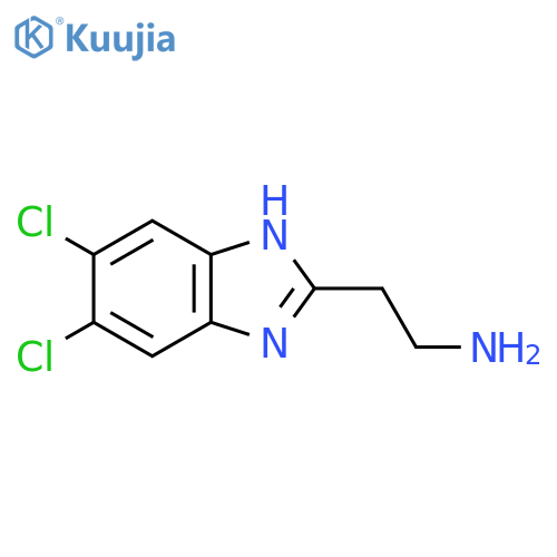 2-(5,6-Dichloro-1H-benzoimidazol-2-YL)ethylamine structure