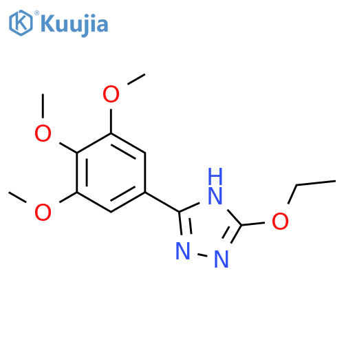 1H-1,2,4-Triazole, 3-ethoxy-5-(3,4,5-trimethoxyphenyl)- structure