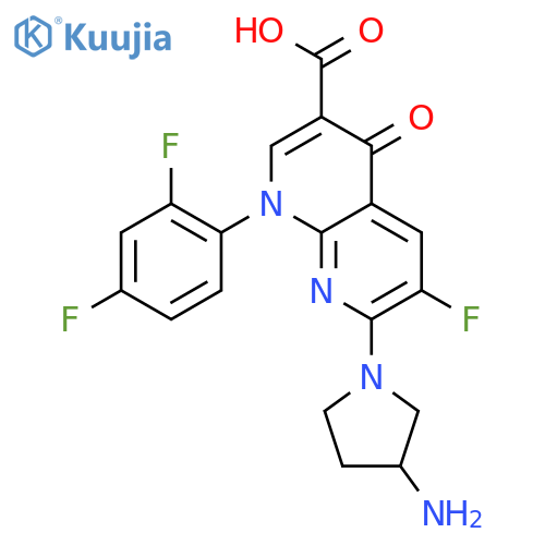 Tosufloxacin structure