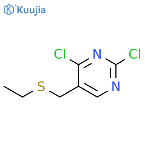 2,4-Dichloro-5-(ethylthio)methylpyrimidine structure