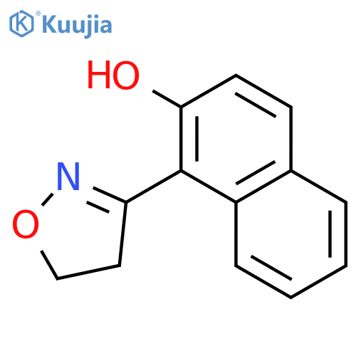 2-Naphthalenol, 1-(4,5-dihydro-3-isoxazolyl)- structure