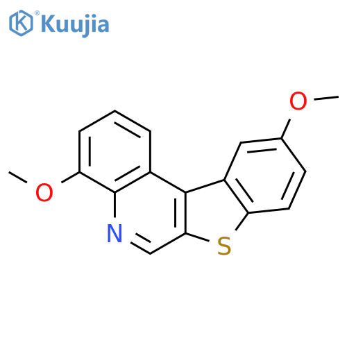 [1]Benzothieno[2,3-c]quinoline, 4,10-dimethoxy- structure