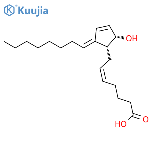 Prosta-5,10,12-trien-1-oic acid, 9-hydroxy-, (5Z,9a,12E)-(±)- structure