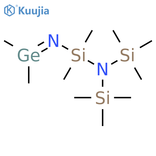 Silanediamine, N'-(dimethylgermylene)-1,1-dimethyl-N,N-bis(trimethylsilyl)- structure