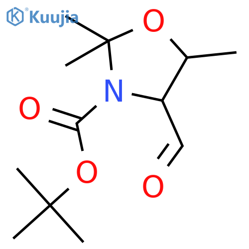 (4S,5R)-4-Formyl-2,2,5-trimethyl-3-oxazolidinecarboxylic Acid 1,1-Dimethylethyl Ester structure