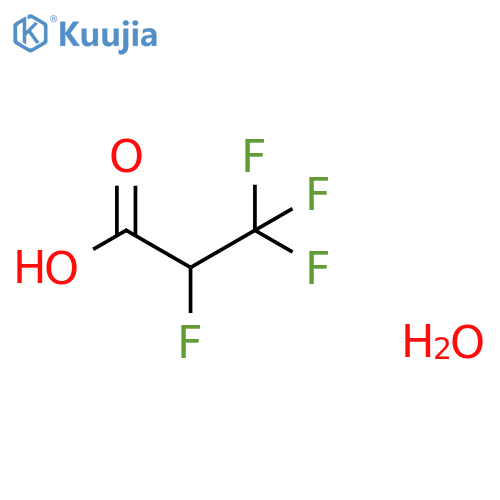 2,3,3,3-tetrafluoropropanoic acid hydrate structure
