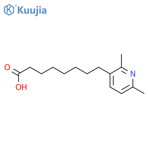 3-Pyridineoctanoic acid, 2,6-dimethyl- structure