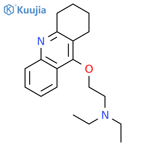 Ethanamine, N,N-diethyl-2-[(1,2,3,4-tetrahydro-9-acridinyl)oxy]- structure