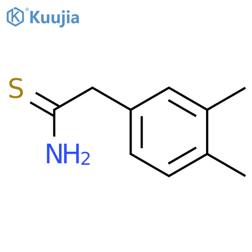 2-(3,4-dimethylphenyl)ethanethioamide structure
