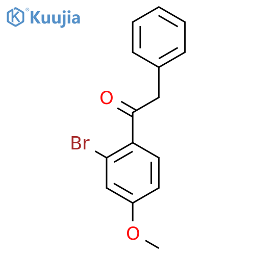 1-(2-Bromo-4-methoxyphenyl)-2-phenylethan-1-one structure