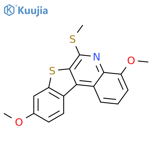 [1]Benzothieno[2,3-c]quinoline, 4,9-dimethoxy-6-(methylthio)- structure