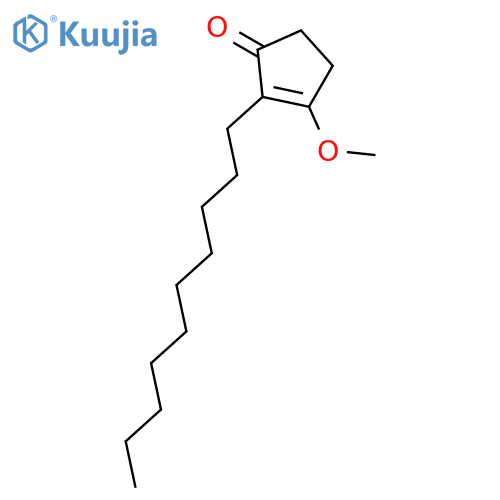 2-Cyclopenten-1-one, 2-decyl-3-methoxy- structure