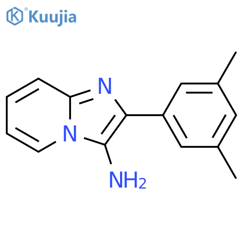 Imidazo[1,2-a]pyridin-3-amine, 2-(3,5-dimethylphenyl)- structure