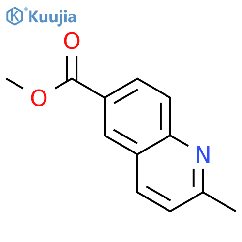 Methyl 2-methylquinoline-6-carboxylate structure