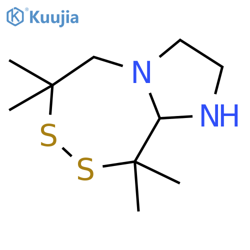 6,6,9,9-tetramethyl-2,3,5,9a-tetrahydro-1h-imidazo[2,1-d][1,2,5]dithiazepine structure