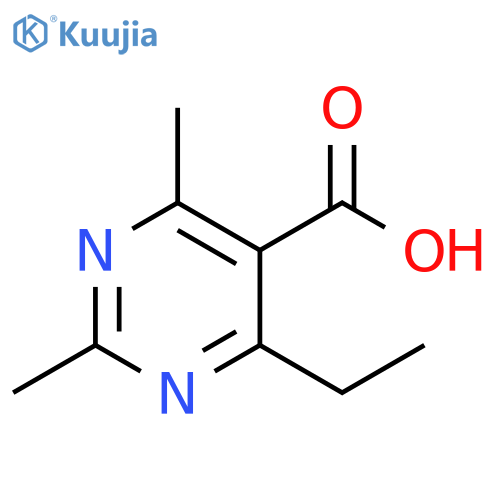 5-Pyrimidinecarboxylic acid, 4-ethyl-2,6-dimethyl- structure