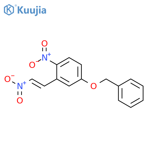 1-Nitro-2-(1E)-2-nitroethenyl-4-(phenylmethoxy)-benzene structure