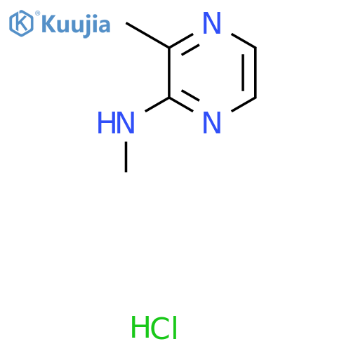 N,3-dimethylpyrazin-2-amine hydrochloride structure