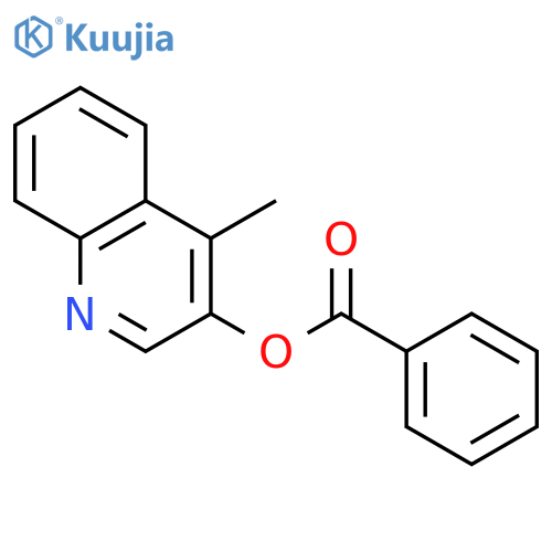 4-Methylquinolin-3-yl benzoate structure