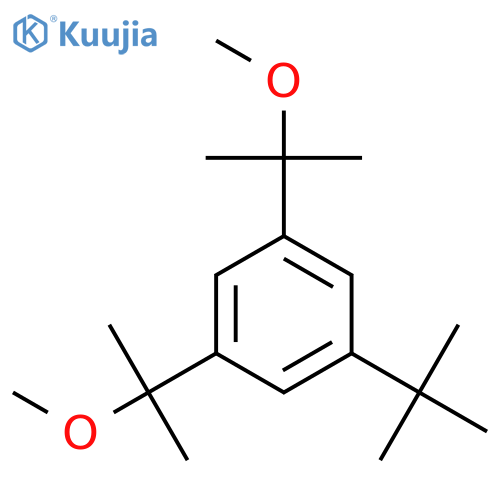 Benzene, 1-(1,1-dimethylethyl)-3,5-bis(1-methoxy-1-methylethyl)- structure