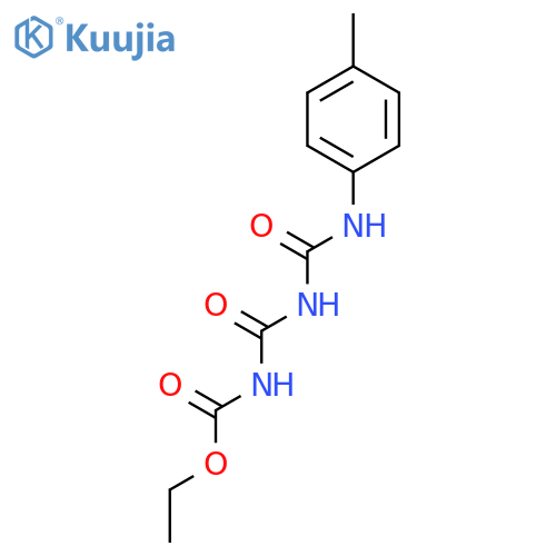 Carbamic acid, [[[[(4-methylphenyl)amino]carbonyl]amino]carbonyl]-, ethyl ester structure