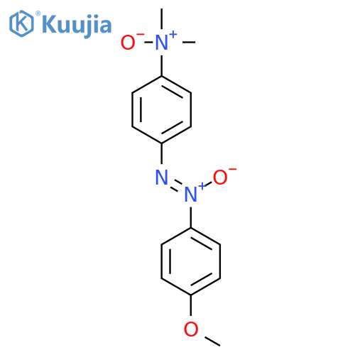 Benzenamine, 4-[(4-methoxyphenyl)-ONN-azoxy]-N,N-dimethyl-, N-oxide structure