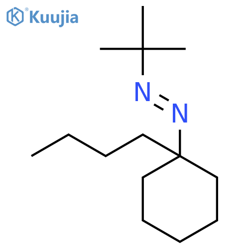 Diazene, (1-butylcyclohexyl)(1,1-dimethylethyl)- structure