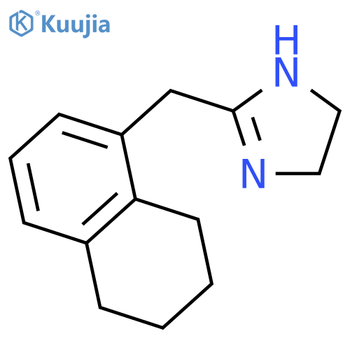 1H-Imidazole,4,5-dihydro-2-[(5,6,7,8-tetrahydro-1-naphthalenyl)methyl]- structure