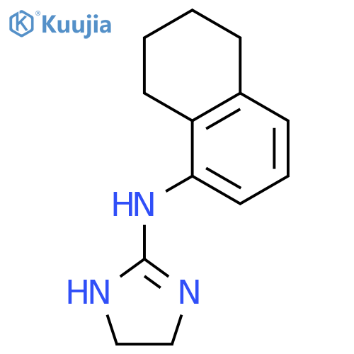 N-(5,6,7,8-tetrahydronaphthalen-1-yl)-4,5-dihydro-1H-imidazol-2-amine structure