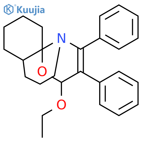 2H-[1,3]Oxazino[2,3-j]quinoline, 2-ethoxy-6,7,8,8a,9,10,11,12-octahydro-3,4-diphenyl- structure
