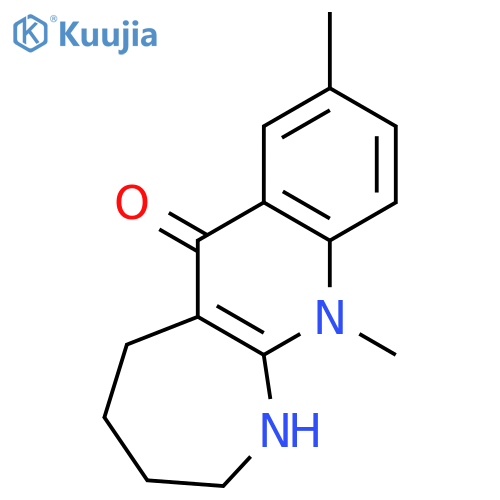 6H-Azepino[2,3-b]quinolin-6-one, 1,2,3,4,5,11-hexahydro-8,11-dimethyl- structure