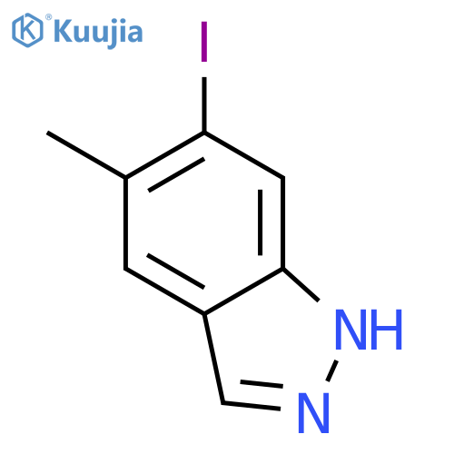 6-Iodo-5-methyl-1H-indazole structure
