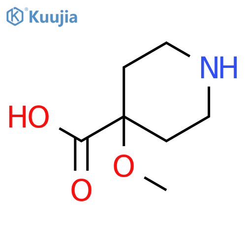 4-methoxypiperidine-4-carboxylic acid structure