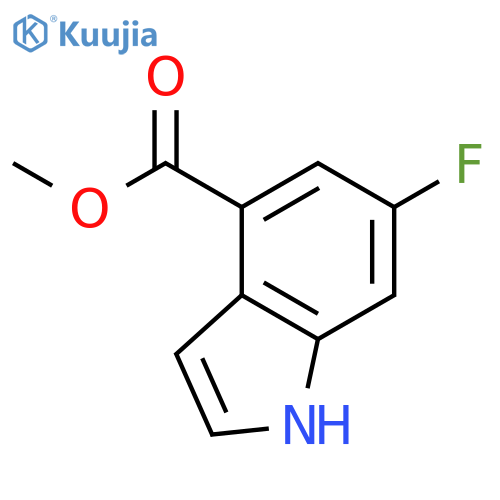 Methyl 6-fluoro-1H-indole-4-carboxylate structure