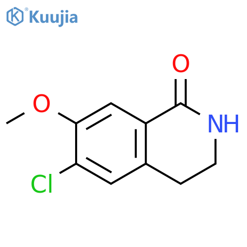 6-Chloro-7-methoxy-3,4-dihydro-2H-isoquinolin-1-one structure