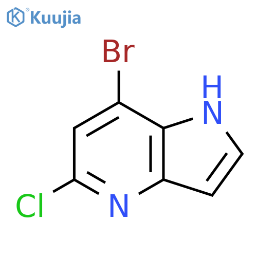 7-Bromo-5-chloro-4-azaindole structure