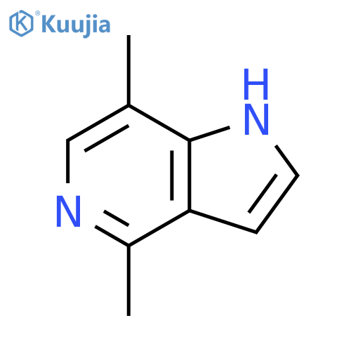 1H-Pyrrolo[3,2-c]pyridine, 4,7-diMethyl- structure